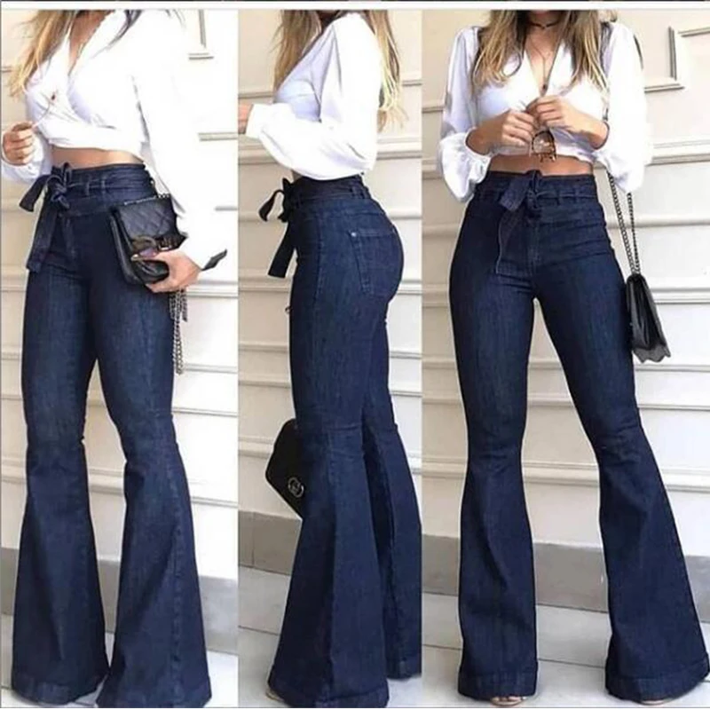 Зимние, причудливые, винтажные, с высокой талией, женские, широкие, джинсы для женщин, плюс размер, джинсы для мам, расклешенные, черные, деним, обтягивающие, джинсы для женщин