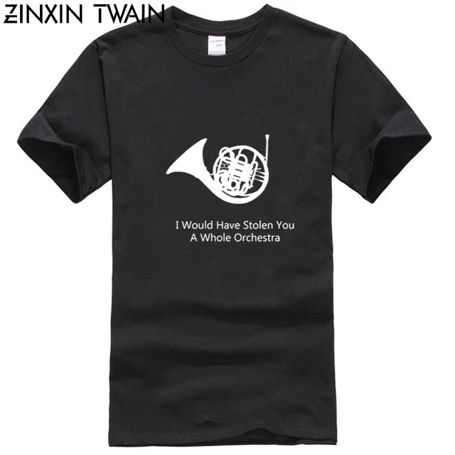 French Horn How I Met Your Mother Inspired Legendary T Shirt Hip Hop Summer Style Men's Shirts Authentic Weird Cotton Creative |