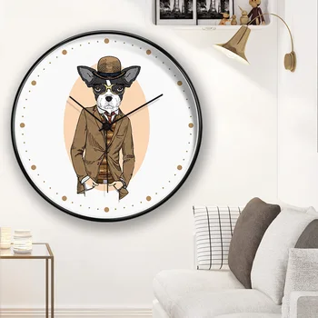 

Gentle Deer Wall Clock Cartoon Design Table Digital Clock on Deak for Bedroom Living Room Decoration Silent Clocks Nordic Style
