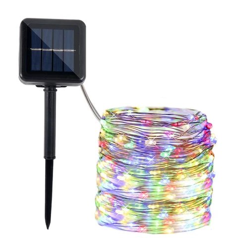 Modes Christmas Led Fairy String Lights Solar Power Outdoor Garland Christmas Decorations For Home Xmas Gifts Light New Year