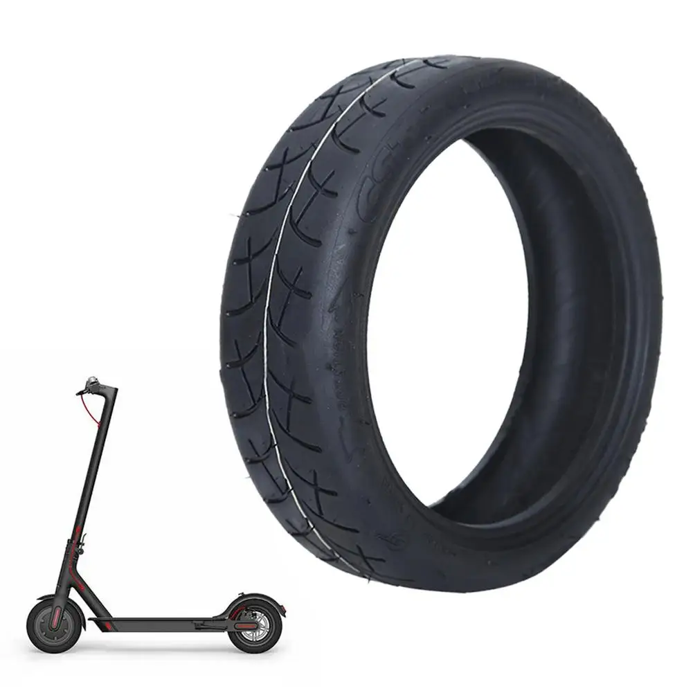 8,5 дюймов Высокое качество Электрический скутер резиновая шина внутренняя внешняя пневматическая шина совместима для Xiaomi M365 Электрический скутер - Цвет: Black