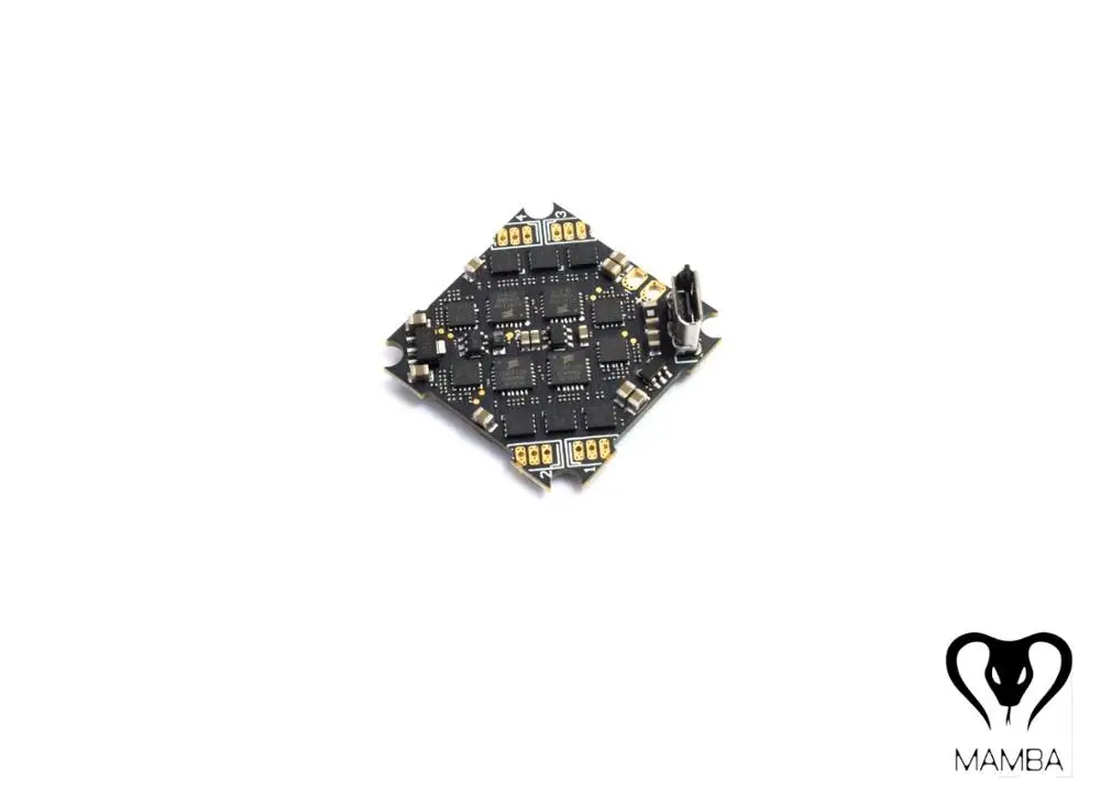 MAMBA F411 AIO 15A ESC и Контроллер полета 2-4S Dshot 300/600 для гоночного дрона FPV RC