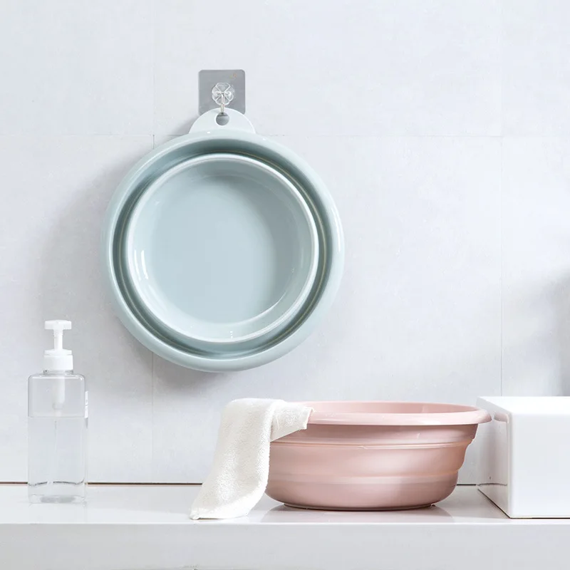 Портативное складное тазик ведро для туризма наружное пластиковое рыбалки