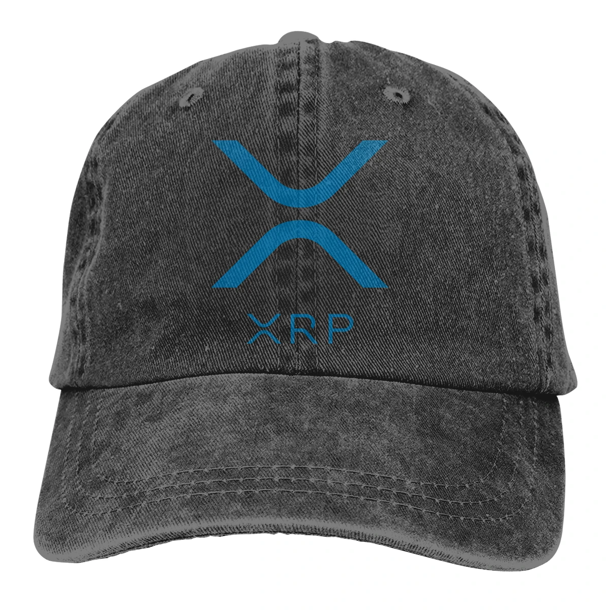 XRP Ripple Casquette Deep Heather Мужская и женская джинсовая бейсболка с ремешком Регулируемая Кепка для гольфа