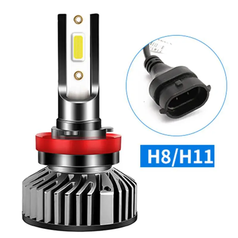 H4 H7 светодиодный автомобилей головной светильник 12V 6800LM 4300 К 6000 8000 ксеноновая лампа H3 H1 9005 HB3 9006 HB4 H8 H9 H11 Светильник лампы мини-светильник - Испускаемый цвет: H8  H9  H11