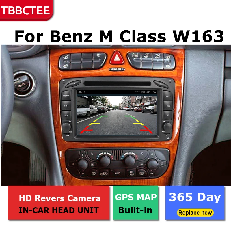 Android Автомобильный gps навигатор для Mercedes Benz M Class W163 1997~ 2005 автомобильный dvd-плеер BT, RDS Mlutimedia плеер Navi 2Din WiFi