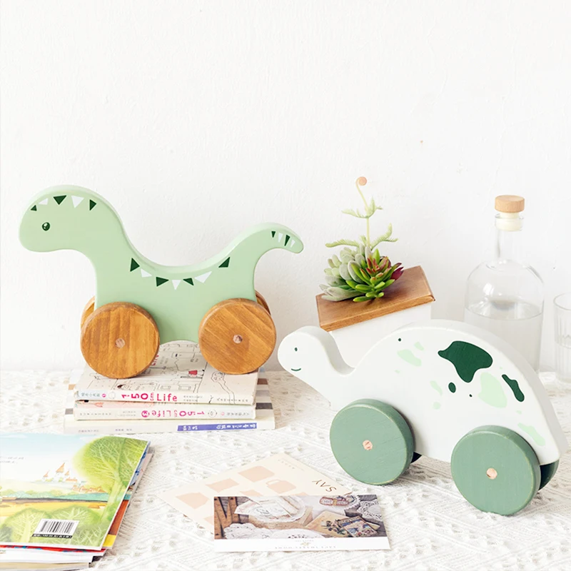 Креативное деревянное украшение для дома мультяшная игрушка мальчика модель