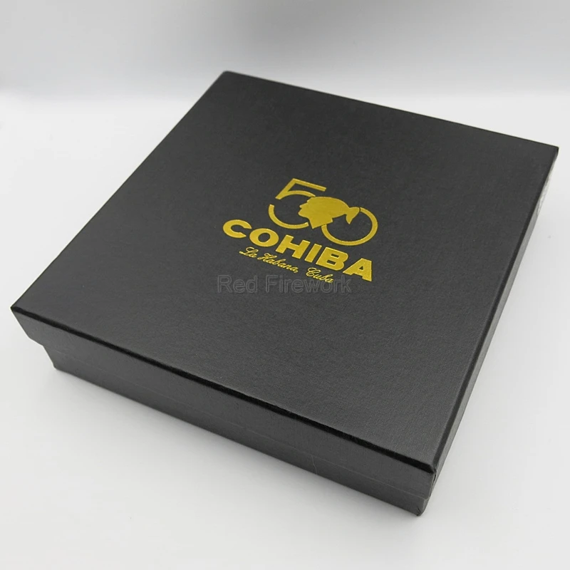 COHIBA роскошные керамические 50th юбилей сигары пепельница 3 держатель 1 пепельница сигареты офис и дома пепельницы W/Подарочная коробка