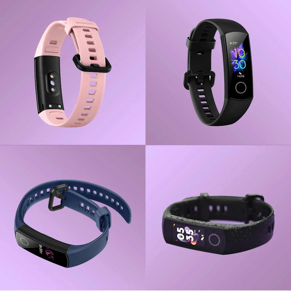Смарт браслет Honor Band 5 с цветным AMOLED дисплеем 0 95 дюйма пульсометром и