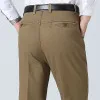 MRMT брендовые весенне-летние мужские брюки для отдыха для мужчин среднего возраста свободные прямые хлопковые брюки - Цвет: 903