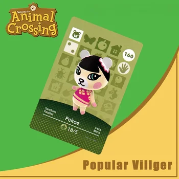 160 Animal Crossing Amiibo Card Pekoe Amiibo Card Animal Crossing Series 2 Pekoe Nfc Card Work for Ns Games Dropshipping