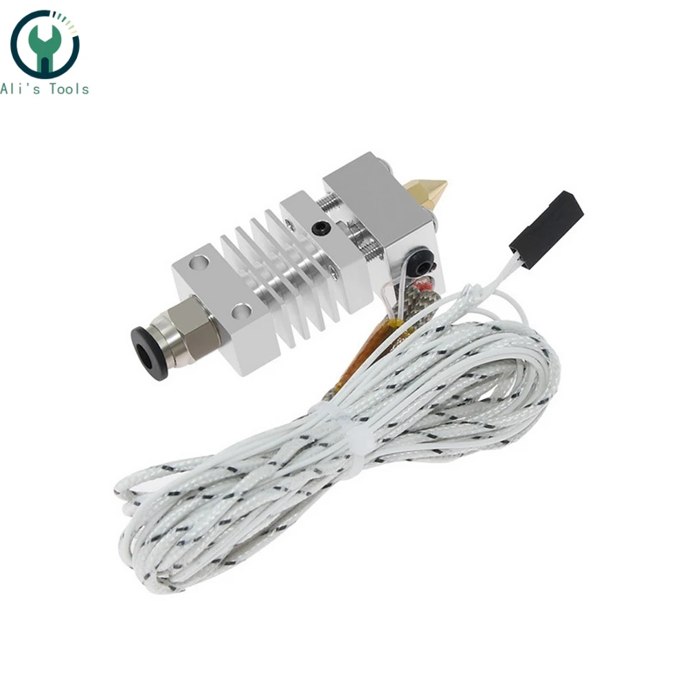 12/24V Cr10 3D-принтеры аксессуары Cr10 Экструзионная головка экструдера Отопление печатающая головка нагревательное устройство 1.7Mm0.4Mm насадка Дистанционное сопло