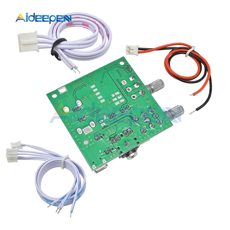 DC 5V 20W 2,1 двухканальный Класс D аудио усилитель 3D объемный стерео цифровой усилитель мощности доска усилитель с проводами