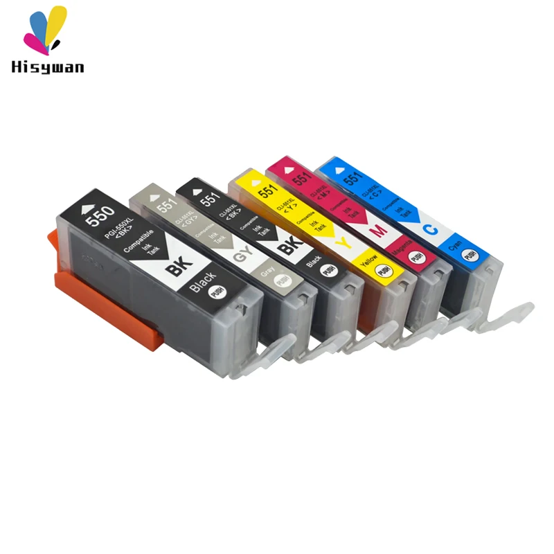 PGI550 чернильный картридж для Canon PGI 550 CLI 551 принтер Canon PIXMA IP7250 MG5450 MX925 MG5550 MG6450 MG5650 MG6650 IX6850 MX725 MX925