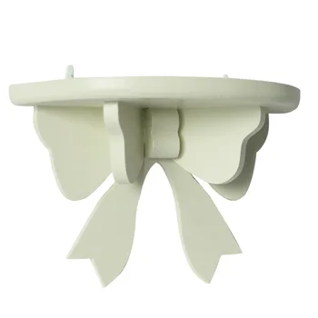 

Sundries Organizer Wall Rack Multifunction Nordic Style Cartoon Kids Room Butterfly Semicircle Wooden Storage Shelf Home Decor
