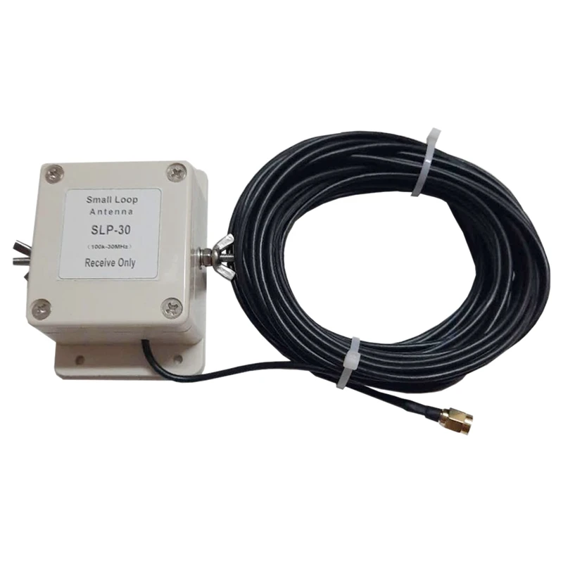 100KHz-30MHz SLP-30 Loop Antenna Active Receiving for Short Wave Radio US Plug | Электроника