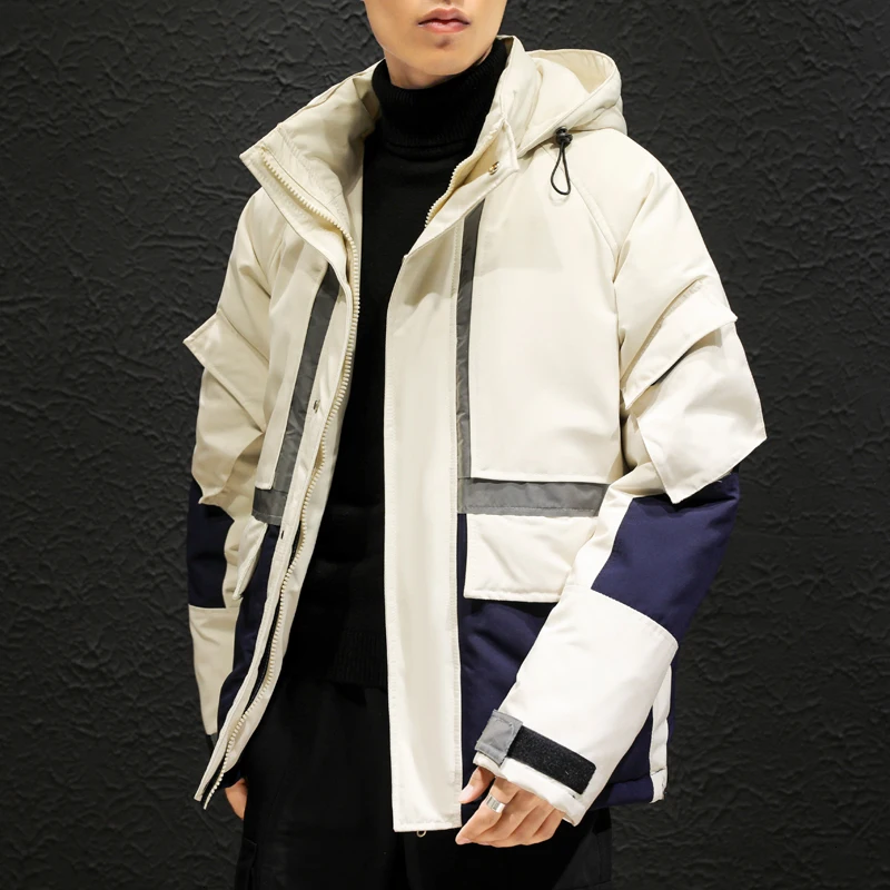 Men Winter Warm Thick Jacket Parkas Men Casual Parkas Coat Men Men's Hooded Parkas Male Multi-Pockets Overcoat Jackets 5XL