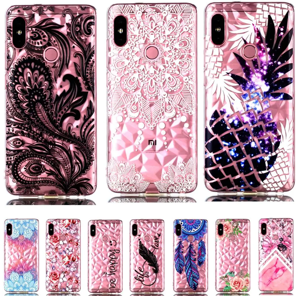 

For Xiaomi Redmi Note 7 Shockproof Soft Diamond Shape Back Case Cover for Redmi 6 6A Note 5A Note 5 Pro 5 Plus 7 Note 7 Pro