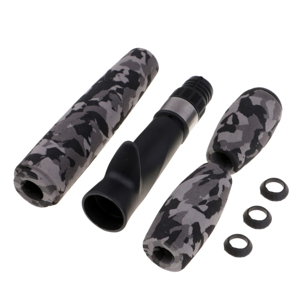 Lightweight Spinning Fishing Rod Handle EVA Pole Split Handle Grip Reel Seat Replacement Portable