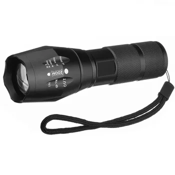 

Tactical LED Flashlight Zooming Torch 5-Mode 1000lm White Light T6 LED Lamp Torchlight Camping Lamp AAA 18650 Flashlight