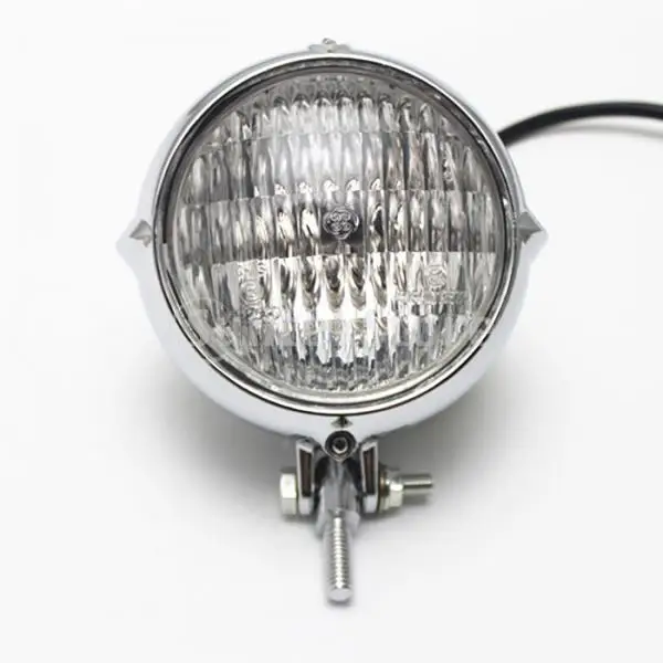 4 дюймов круглый мотоцикл фары янтарные огни с прозрачной крышкой для Harley Touring Bobber Chopper Пользовательские велосипеды