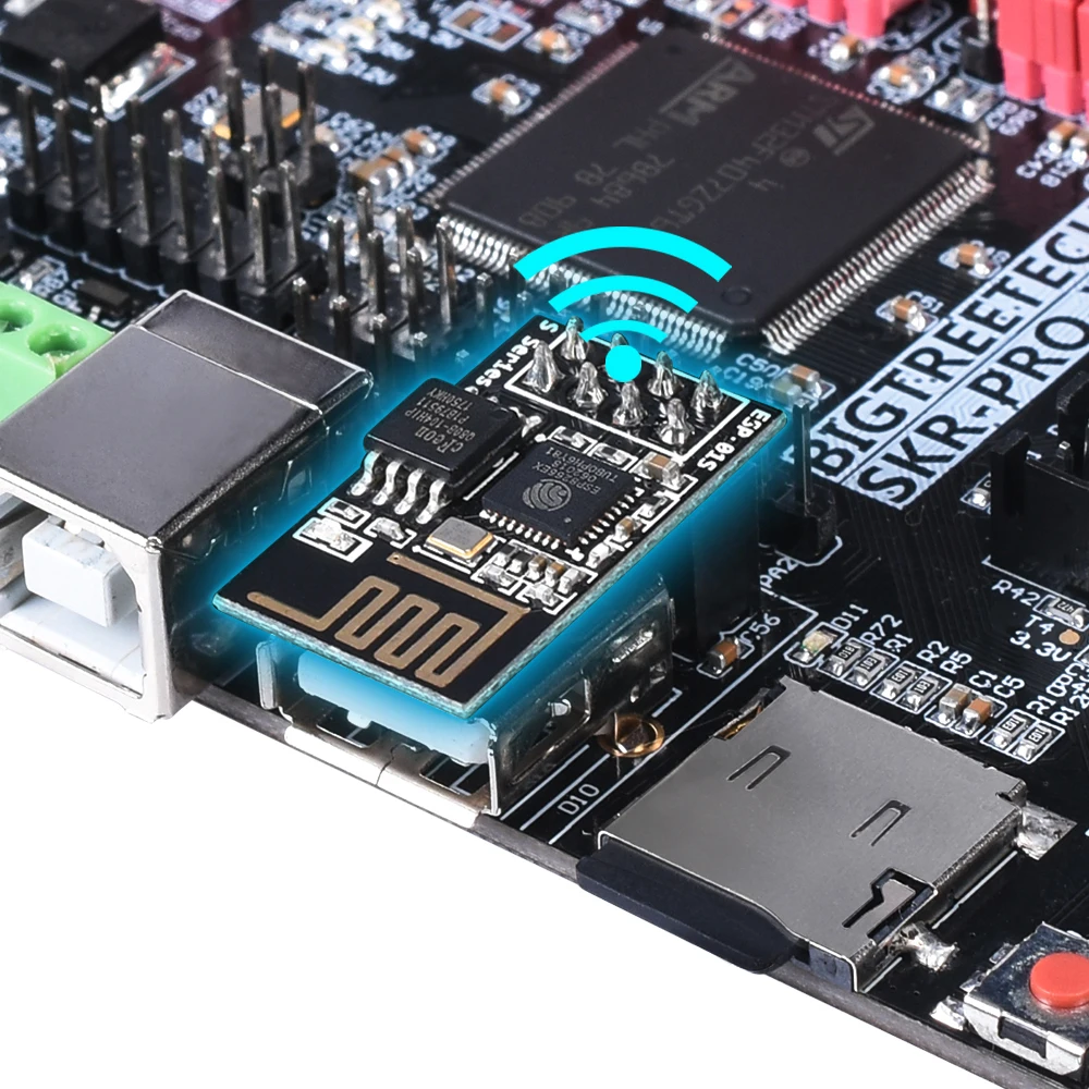 BIGTREETECH SKR PRO V1.2 плата управления TFT35 V2.0 экран WIFI 32 бит материнская TMC2208UART TMC2209 TMC2130