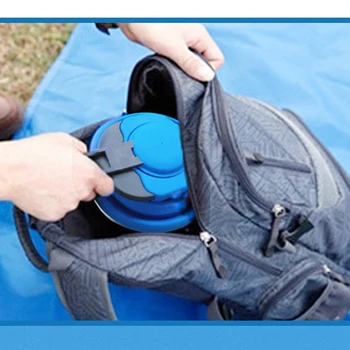 

Portable Folding Silicone Water Kettle 1.2L Water Pot Outdoor Camping Travelling Hiking Kitchen Tools Tea Coffee Kettle