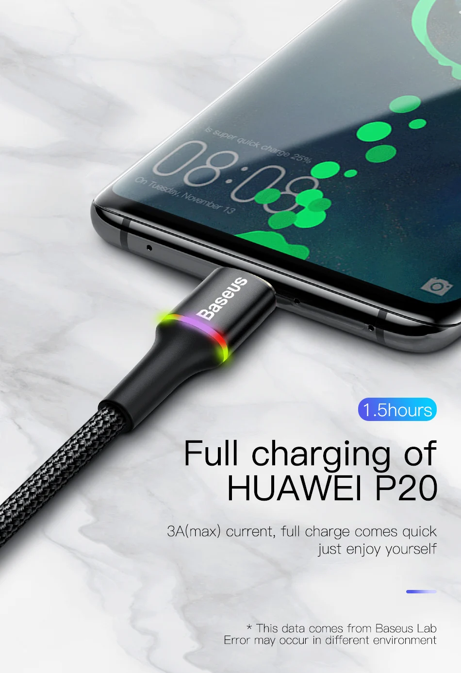 Baseus USB Type C Cable For Samsung S20 S21 Xiaomi POCO Fast Charging Wire Cord USB-C Charger Mobile Phone USBC Type-C Cable 3m hdmi cord for iphone