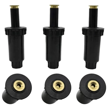 

6 Pieces of Pop-Up Lawn Watering Pop-Up Sprinkler Irrigation Supplies, Used in Courtyard Garden