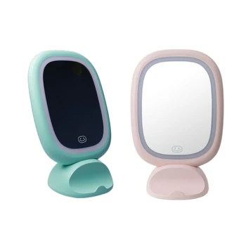 

Creative Cosmetic Mirror Desktop netic Suction USB Charging with Makeup Backlit Mirror Light with Natural White LED Daylight