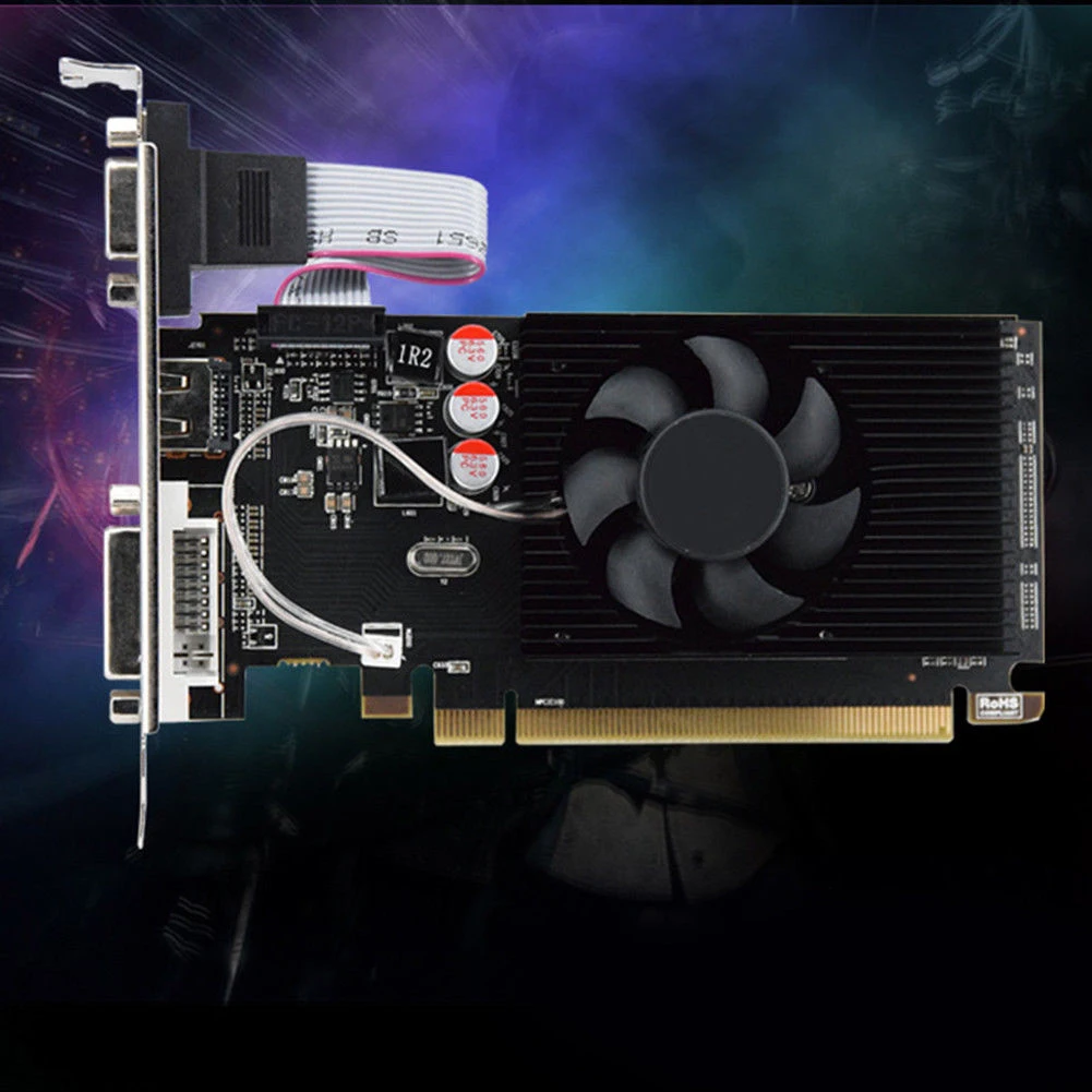 

Game Graphics Card GPU Veineda Graphics Card HD6450 2GB DDR3 HDMI Video Card Original Accessories Computer Accessories