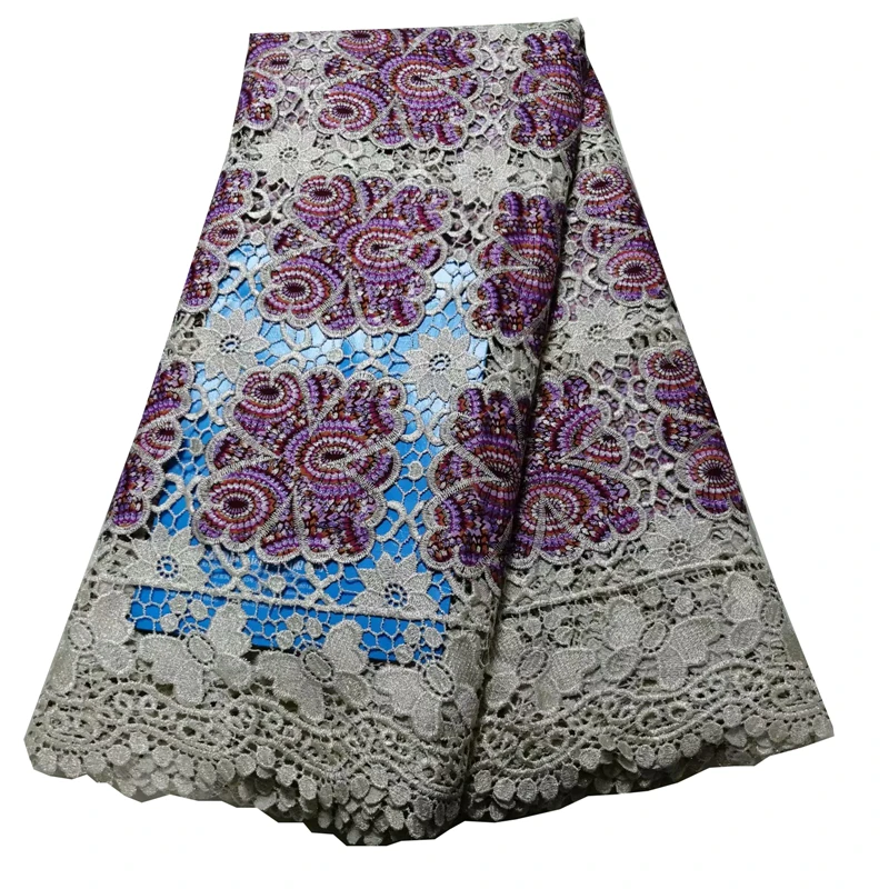 Высококачественная кружевная ткань восковой шнур кружевная ткань Африканская кружевная ткань восковой шнур кружева для женщин Свадебное платье 82915