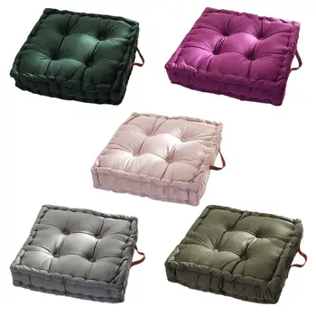 

Dutch Velvet Tatami Seat Thicken Elastic Chair Cushion Solid Color Seat Cushion Square Floor Cushion For Home Office Chair
