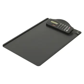 

Plastic A4 Clipboard with Calculator Writing Pad File Folders Document Holder