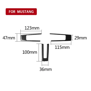 

1pc Steering Wheel trim Auto Interior Button For Ford Mustang 2009-2013 Decal