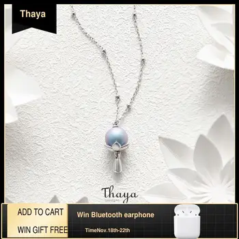 

Thaya Colored Pearls Bracelet Classic 925 Sterling Silver Frendship Bracelet for Woman Elegant Special Jewelry