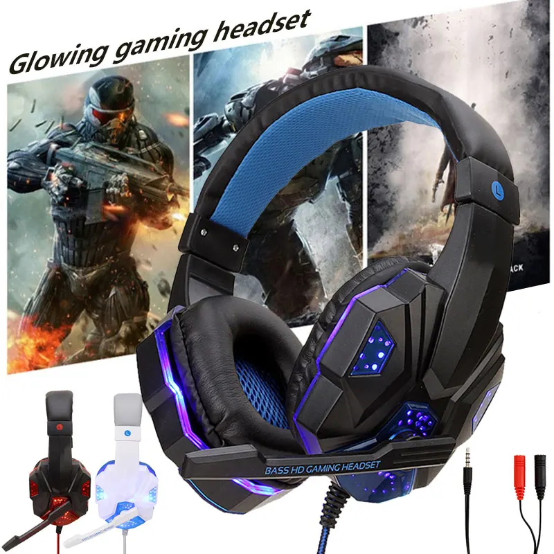 

Cewaal 3.5mm Wired Headphones Gaming Gamer Headset Noise Canceling Headphone For Computer Gamer Laptop PS4 Games Stereo Earphone