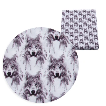 

David accessories 50*140cm dog Printed Polyester Cotton Fabric DIY Tissue Home Textile Sewing Doll Clothes,c9120