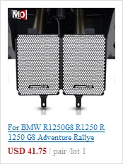 Motorcycle Exhaust Pipe Header Wrap Water Cooled Heat Shield Guard Cover For BMW R1250GS R1150GS Adventure R1100GS R100GS F800GT