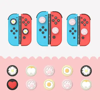 

2Pcs Cute Cat Claw Rocker Bar Joystick Protective Cap for Nintendo Switch Lite
