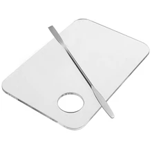 BGVfiveGel Палитра с лопаткой набор из нержавеющей стали переводной бар Макияж инструмент лак для ногтей