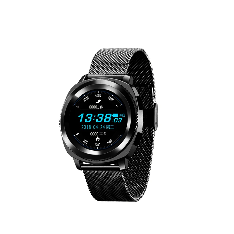 Черный L2 спортивные Смарт часы MTK2502 Smartwatch IP68 Водонепроницаемый Bluetooth Вызов монитор сердечного ритма во время сна спортивные часы группа PK DZ09 T8 - Цвет: Черный