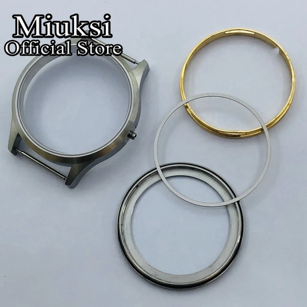 Miksi-43mm ǹ 귯õ η ƿ ð ̽, ̾ ۷ , ETA6497 6498 Seagull ST3600 ST3620 ST36 ø Ʈ