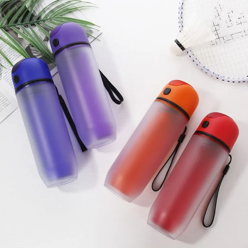 

Bullet Minimalist Style Double Layer Outdoor Sports Glass with Lanyard