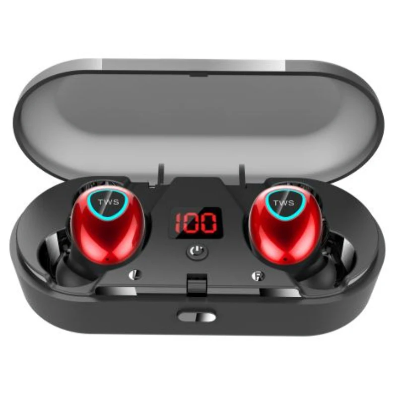 

Leic Bluetooth V5.0 Wireless Earphone TWS Handsfree Earphones Sports Earbuts Gaming Meeting Headset Noice Reduction Head Set
