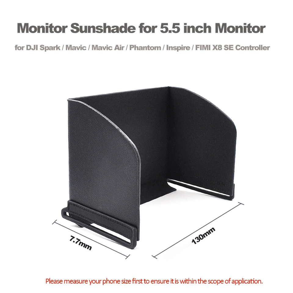 5,5-дюймовый монитор Sunshade мобильный телефон открытый солнцезащитный колпачок Крышка для FIMI X8 SE DJI Mavic Phantom 4 контроллер Ручной Стабилизатор