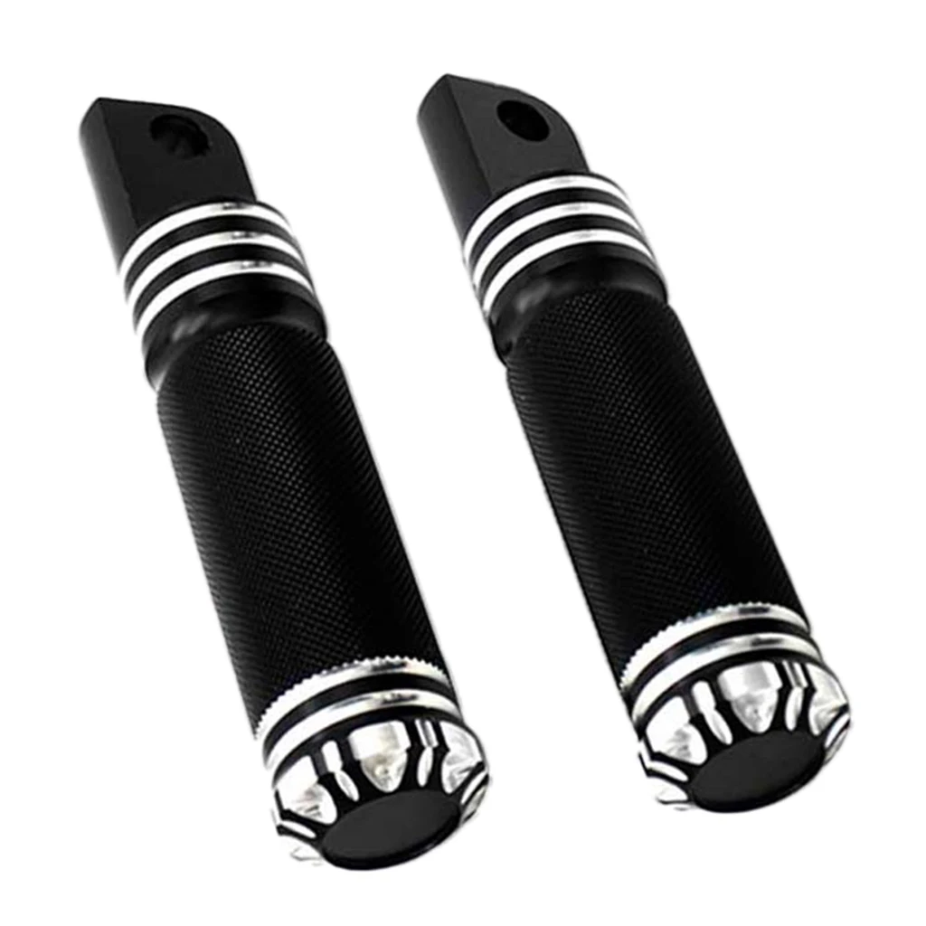 2pcs CNC Rear Foot Pegs Footrest For Softail Sport XL 883 1200