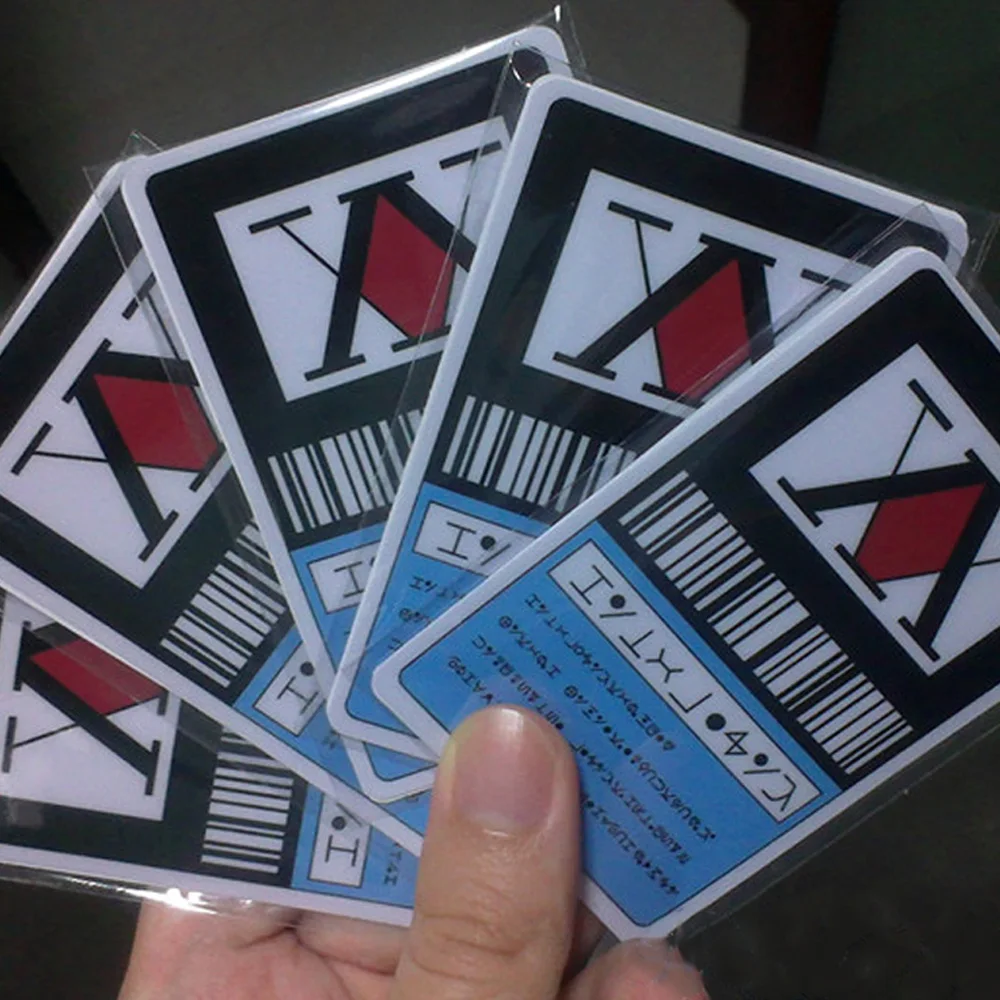 Hunter x License Card GING FREECSS косплей японское аниме Hisoka Kurapika Killua Zoldyck PVC Cards коллекция
