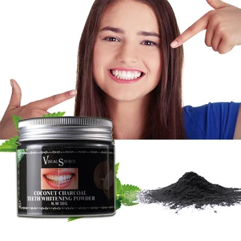 

Coconut Teeth Cleasing Power Oral Hygiene Cleaning Teeth Care Tooth Cleaner Remover MH88