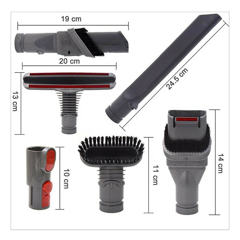 6 шт./компл. набор пылесоса для Dyson V6/7, V7 триггер, V8 абсолютный без шнура